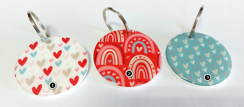A valentine keyring 007