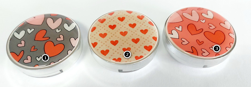A valentine lipbalm with Mirror 005