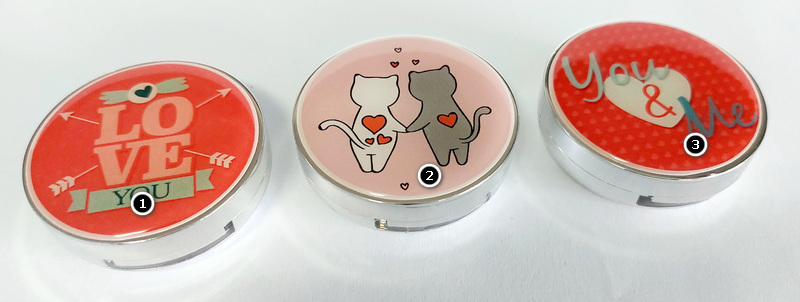 A valentine lipbalm with Mirror 006