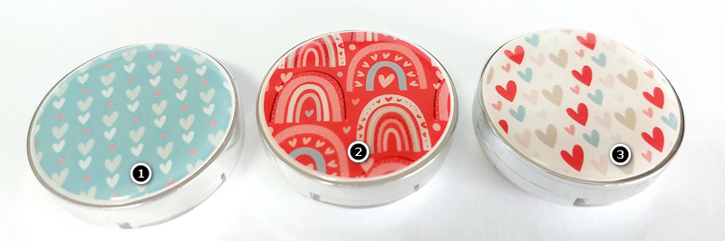 A valentine lipbalm with Mirror 007