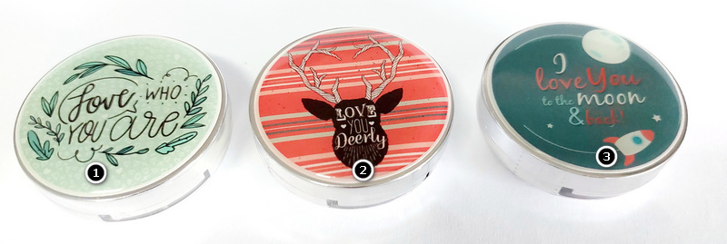 A valentine lipbalm with Mirror 008