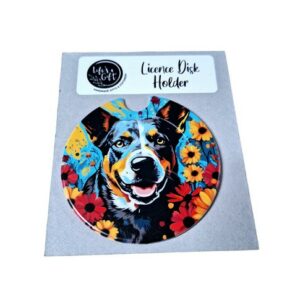 Colorful Pet Licence Holders 042