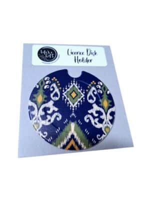 Mandala/Patterns Licence Disk Holder 127