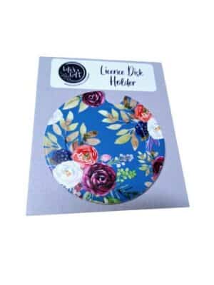 Floral Licence Disk Holder 018