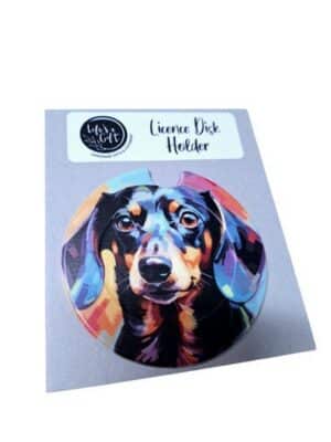 Colorful Pet Licence Holders 055