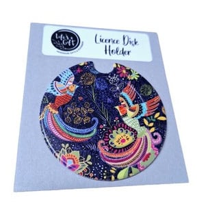 Mandala/Patterns Licence Disk Holder 125