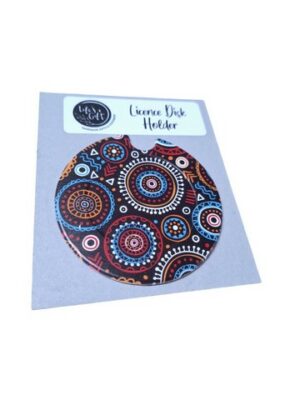 Mandala/Patterns Licence Disk Holder 130