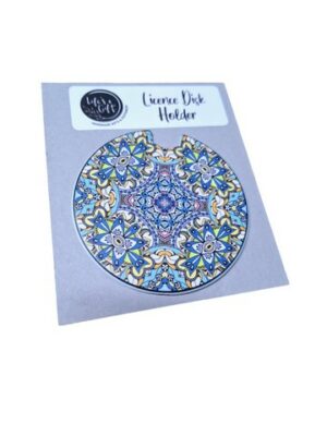 Mandala/Patterns Licence Disk Holder 132