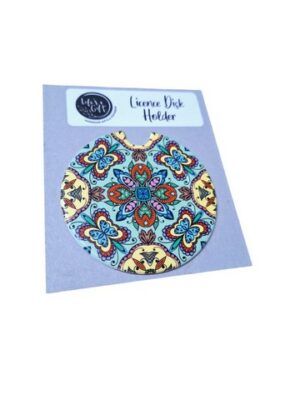 Mandala/Patterns Licence Disk Holder 133