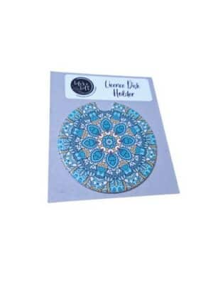 Mandala/Patterns Licence Disk Holder 135