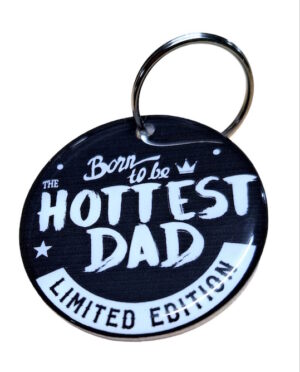 Hottest Dad Keyring 075