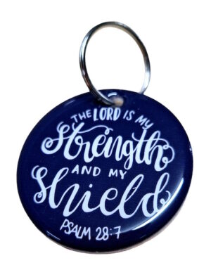 The Lord is My Strength Keyring 090