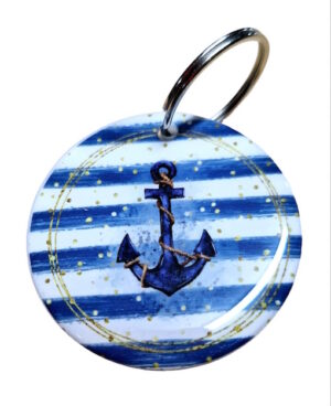 Anchor and Rope Keyring 056