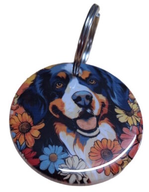 Bernese Mountain Dog Keyring 027