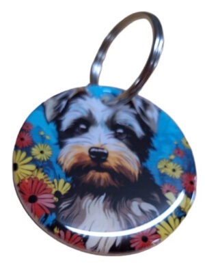 Biewer Terrier Keyring 045