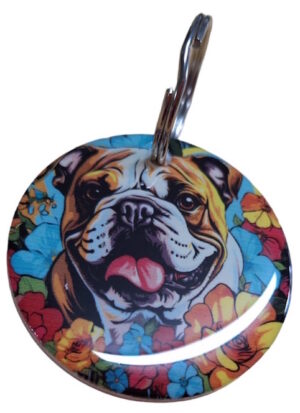 Funky Bulldog Keyring 015
