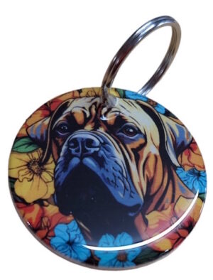 Bullmastiff Keyring 030