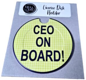 CEO Licence Disk Holder 010
