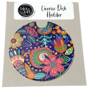 Bright Succulents Licence Disk Holder 039
