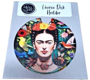 Butterfly Necklace Frida Kahlo Licence Disk Holder 011