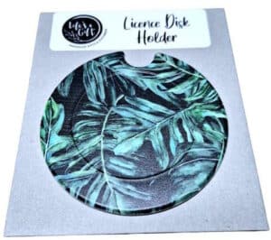 Big Leaves Licence Disk Holder 031