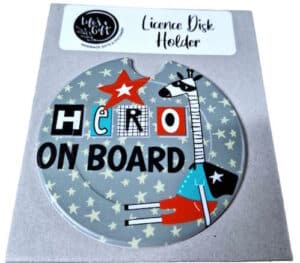 Hero Licence Disk Holder 005
