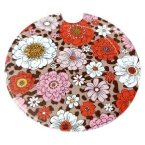 Flowers on Stones Licence Disk Holder 021