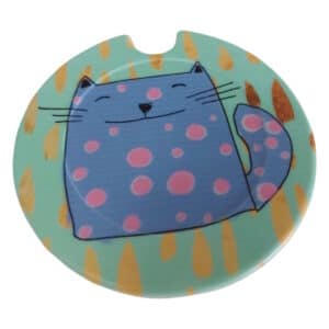 Spotty Fat Cat Licence Disk Holder 063