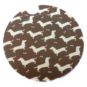 Dachshund Bone Licence Disk Holder 066