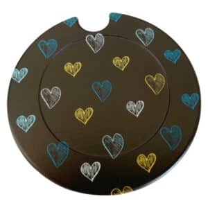 Assorted Hearts Licence Disk Holder 048