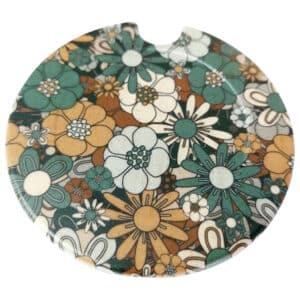 Modest Blooming Flowers Licence Disk Holder 024