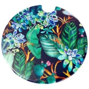 Big Green Leaves Licence Disk Holder 030
