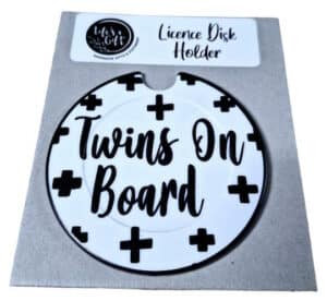 Twins Licence Disk Holder 011