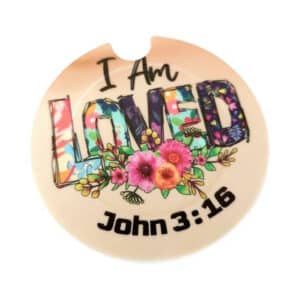 I am Loved Licence Disk Holder 025