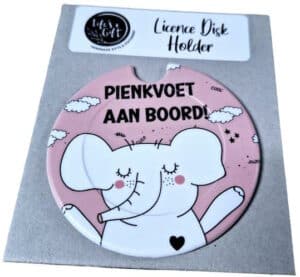 Pienkvoet Licence Disk Holder 008