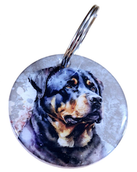 Rottweiler Keyring 014
