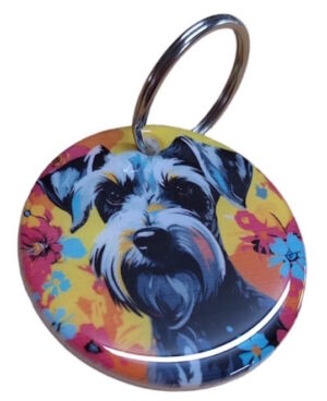 Standard Schnauzer Keyring 037