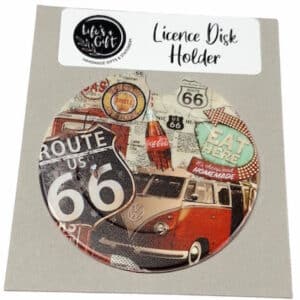 Route 66 Licence Disk Holder 020