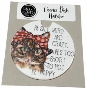Be Silly Licence Disk Holder 018