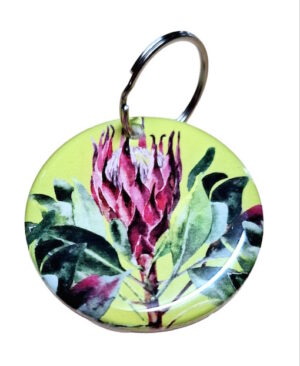 Beautiful Protea Keyring 048