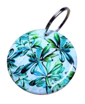 Frozen Leaves Keyring 104