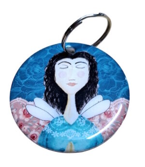 Blue Fairy Keyring 105