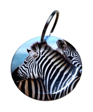 Adorable Zebras Keyring 068
